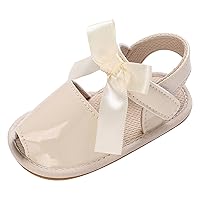Kids Sandals Baby Solid Color Water-Proof Open Toe Slippers Children Lightweight Anti-Slip Dress Shoes Girls Breathable Princess Shoes