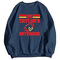 Football Game Day Hooded Sweatshirts - Women ts Boyfriend Sweatshirt Football Lovers Long Sleeve T-Shirts Pullover