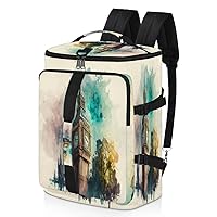Big Ben Colorful Vintage Style (01) Gym Duffle Bag for Traveling Sports Tote Gym Bag with Shoes Compartment Water-resistant Workout Bag Weekender Bag Backpack for Men Women