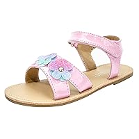 Jelly Sandals Size 11 Children Flat Toe Sandals Flower Beach Shoes Little Girls Sandals Wedge Sandals for Girls Size 13