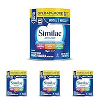 Similac Advance Infant Formula with Iron, Baby Formula Powder, 30.8-oz Can (Pack of 4)