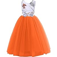YINGJIABride Tulle Dance Quince Party Dress Flower Girl Dresses Camo