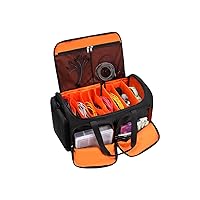 AKOZLIN Cable File Bag with Detachable Dividers, DJ Gig Bag Cord