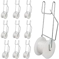 Tomato Plant Support, 10PCS Tomato Support Hooks with 49ft Tomato Twine, Weatherproof Tomato Hooks with String for Plant, Greenhouse, Flower Vine