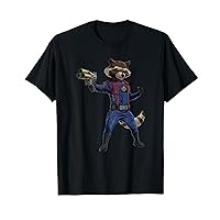 Marvel Guardians of the Galaxy Vol. 3 Rocket Attack Pose T-Shirt