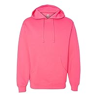Independent Trading Co.. Midweight Hooded Pullover Sweatshirt SS4500 M Neon Pink