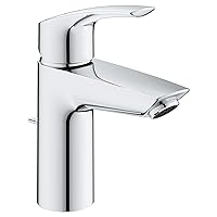 GROHE 23990003 Eurosmart, Single Hole Single-Handle M-Size Bathroom Faucet 1.2 GPM, Chrome