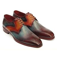 Paul Parkman Men's Multi-Color Medallion Toe Derby Shoes (ID#6584-MIX)