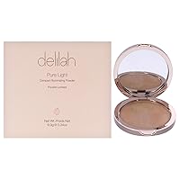 Pure Light Compact Illuminating Powder - Aura - Lightweight, Long Lasting, Loose Setting Powder Face Makeup For Brightening And Radiant Finish - Light Coverage - Vegan - Cruelty No-0.34 oz