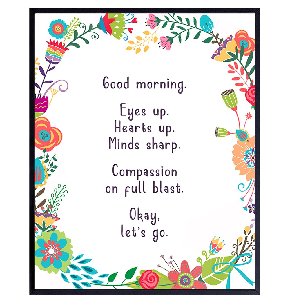 Mua Good Morning Merchandise - Positive Quotes Wall Decor Poster ...