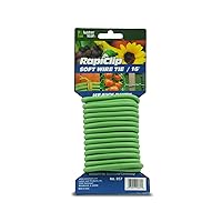 Luster Leaf Rapiclip Heavy Duty Soft Wire Tie 857, Green