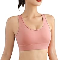 Full Coverage Corset Top Women Sports Bra Mesh Back Yoga Bra with Removable Cups High Impact Control Top Bodysuit