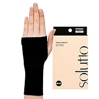 MOTHER-K Wrist Sleeves, Support and Comfort for Maternity, Workout and Carpal Tunnel, 3pcs (Black)