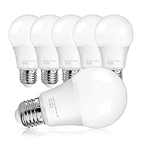 MAXvolador A21 LED Light Bulbs, 150 Watt Equivalent Daylight White 5000K, 2600LM, E26 Base, Non-Dimmable, 19W Bulbs Commercial Lighting, Pack of 6