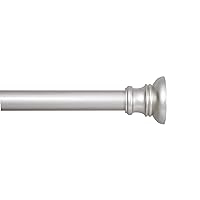 Kenney KN726 Nicholas Twist & Fit No Tools Easy to Install Decorative Tension Curtain Rod, 48-84