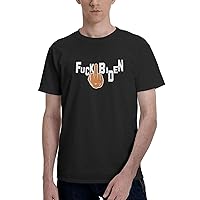 Fuck Joe Biden T-Shirts Man Casual T-Shirt Crewneck Short Sleeve Shirt