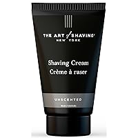 The Art of Shaving Shaving Cream for Men - Shaving Cream Mens Beard Care, Protects Against Irritation and Razor Burn, Unscented, 1.5 Fl Oz (Pack of 1)