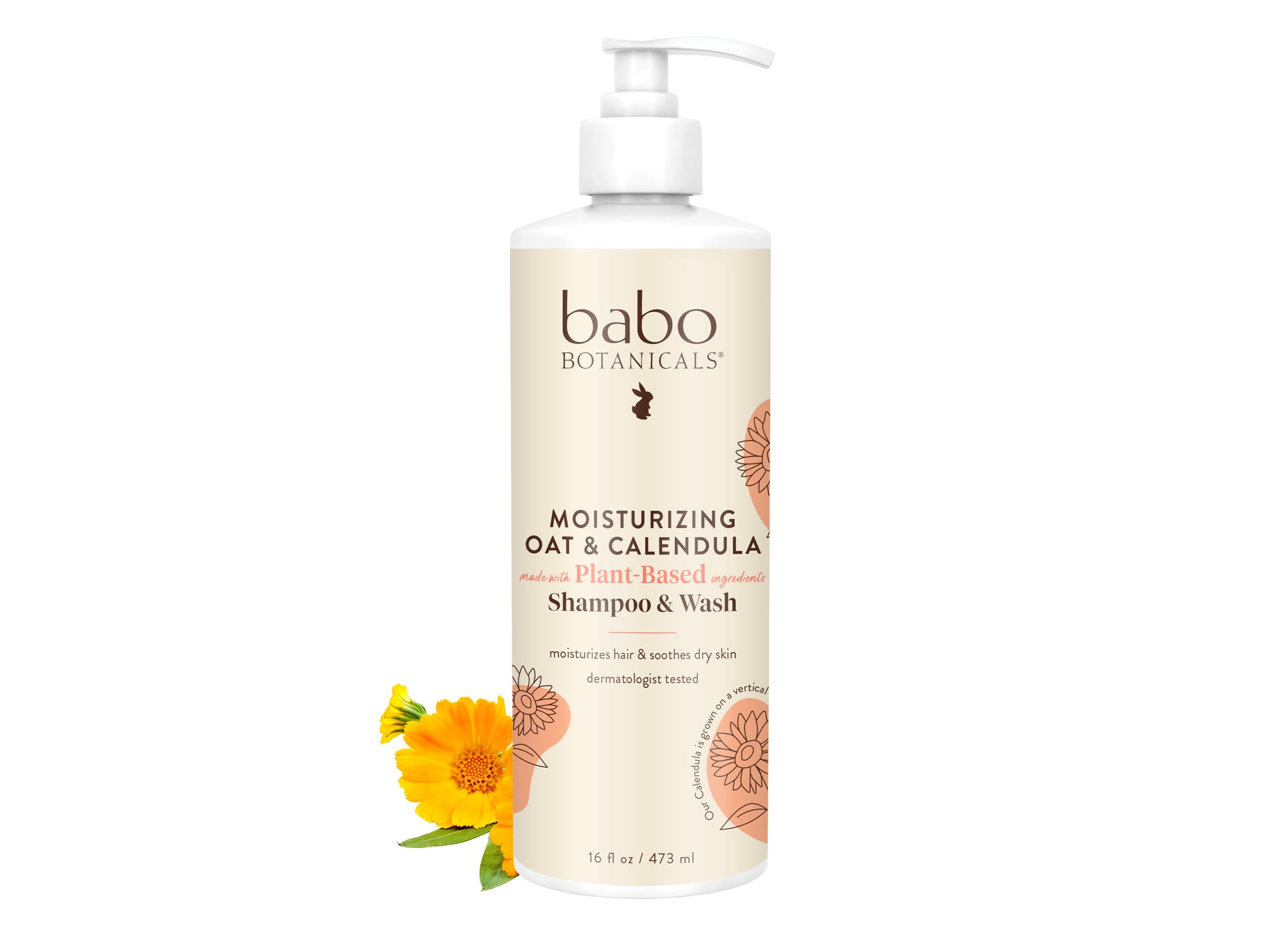 BABO Botanicals Moisturizing Baby 2-in-1 Shampoo & Wash