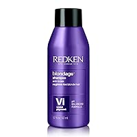 Redken Blondage Color Depositing Purple Shampoo | Neutralizes Brassy Tones In Blonde Hair | With Salicylic Acid | Cool and Ash Blonde Toning Shampoo | For Blonde, Bleached or Highlighted Hair