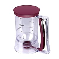 Batter separator Cupcakes Pancakes Cookie Cake Waffles Batter Dispenser cookie separator batter Cream Speratator Cup Measuring Baking Tools,Pancake Batter Dispenser (purple)