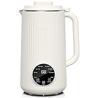35oz Nut Milk Maker Machine, Multi-Functional Automatic Almond Milk Machine with 10 Blades, Plant-Based Milk, Oat, Soy, Dairy Free Beverages with 12h Timer/Auto-clean