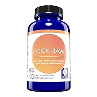 MD.Life Lock Jaw Assistance - for Ongoing TMJ - Help Provide Lock Jaw Assistance TMJ Double Strength Formula - 60 Vegan Capsules Designed for Lock jaw