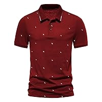 Shirts for Men 2024 Short Sleeved Men's T-Shirt Fashion Casual Color Matching T-Shirt