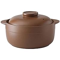 Kitchen Pot Clay Casserole Pot Clay Cooking Pot - Casserole Unglazed Stew Pot Household Soup Old-Fashioned Stew Pottery Clay (Size : 5.0L) (Size : 6.2L)