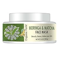 Organic Veda Moringa and Matcha Face Mask - 3.5 oz