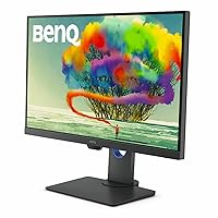 BenQ PD2705U 27” 4K Monitor for Mac, UHD, sRGB, Rec.709, HDR10, IPS, AQCOLOR Technology, USB-C, Factory-Calibrated, Color Mode, Darkroom mode, Animation Mode, CAD/CAM Mode, Hotkey Puck G2, KVM