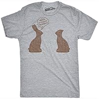 Mens You Should Get That Looked at Easter T Shirt Funny Chocolate Bunny Tee