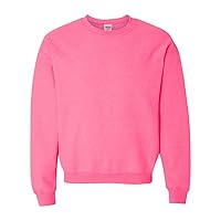 Gildan Fleece Crewneck Sweatshirt, Style G18000, Safety Pink, 3X-Large