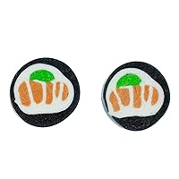 Sushi Earrings Ear Studs Earstuds Miniblings Japan Food Maki Fish Asia 1