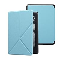 Case for 6.8 Inch Kindle Paperwhite 5 11Th Generation 2021 / Kindle Paperwhite Signature Edition Kids Editio, Multi-Folding Stand E-Book Smart Cover for,Blue