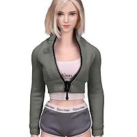 HiPlay 1/6 Scale Female Figure Doll Clothes: Multiple Colors Exercise Yoga Set for 12-inch Collectible Action Figure SA026 (A)