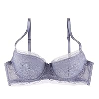 Women's Classic Mesh and Lace Balconette Everyday Bra