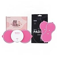 Levina Menstrual Period Relief Device and Biomcompatible Electrode Pads + Replacement Electrode Pads Bundle