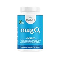 nbpure MagO7 - Natural Colon Cleanse & Detox - Occasional Constipation Relief, Stool Softening, & Bloating Support for Men & Women - Ozonated Magnesium Oxide, 90 Capsules