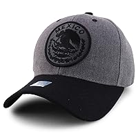 Trendy Apparel Shop Cities of Mexico Circular Logo Embroidered Structured Baseball Cap