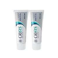 Silver Fluoride Toothpaste for Adults 55+, 3.4 Ounce (Pack of 2), Gentle Mint, Travel Size, TSA Compliant, pH Balanced, Enamel Protection, Sulfate Free