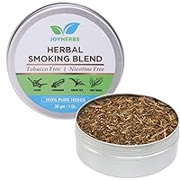 Herbal Smoking Blend Nicotine Free Smoke Blend Herbal Smoking Mixture Smokable Herbs with 100% Natural Herbal Smoking Blend (Makes 40 Rolls) Herbal Smoking Mix 1 Pack 30gm (1 oz/ 30g)