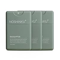 Noshinku Pocket Hand Sanitizer | Bundle (Eucalyptus Refillable (3-Pack)