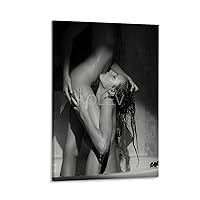 KOLEV Lesbian Sexy Art Poster Sexy Female Bathroom Toilet Wall Decoration Poster Canvas Poster Bedroom Decor Office Room Decor Gift Frame-style 16x24inch(40x60cm)