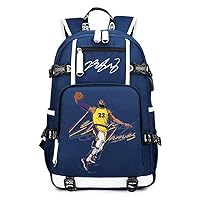 Basketball Player Star JMS 23 Creative Backpacks Sports Fan Bookbag Travel Student Backpack For Men Women (5)