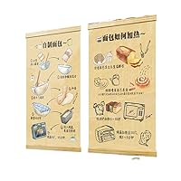 Zelbuck Wall background decoration picture bakery ins hand-painted hanging painting bakery dessert coffee milk tea shop poster Living Room Decoration Home