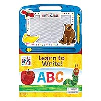 Phidal – Eric Carle Learn to Write ABC Activity Book Learning, Writing, Sketching with Magnetic Drawing Doodle Pad for Kids Children Toddlers Ages 3 ... - Gift for Easter Holiday Christmas, Birthday Phidal – Eric Carle Learn to Write ABC Activity Book Learning, Writing, Sketching with Magnetic Drawing Doodle Pad for Kids Children Toddlers Ages 3 ... - Gift for Easter Holiday Christmas, Birthday Board book