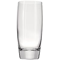 Luigi Bormioli Michelangelo 20 ounce Beverage Glass, Transparent Glass, 4 Count (Pack of 1),