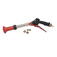 Valley Industries SG-2200-CSK Adjustable Flash Spray Gun-Up to 5.5GPM, 400 PSI, Interchangeable Nozzles, Red