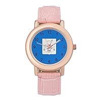 Coat of Arms of Burkina Faso Fashion Leather Strap Women's Watches Easy Read Quartz Wrist Watch Gift for Ladies