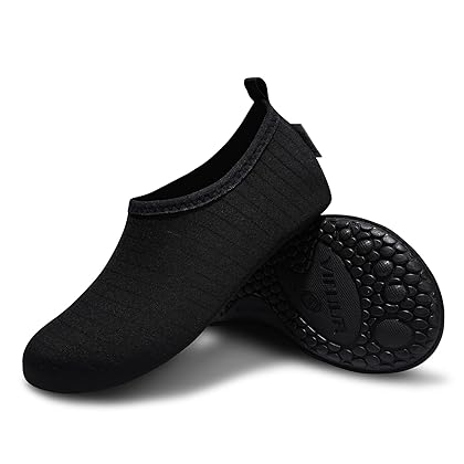 VIFUUR Water Sports Shoes Barefoot Quick-Dry Aqua Yoga Socks Slip-on for Men Women